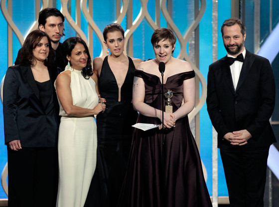 Lena Dunham, Girls Cast, Judd Apatow Lena Dunham, Girls Cast, Judd Apatow